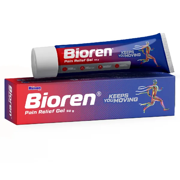 Rusan Bioren 1% Pain Relief Gel 50 gm, Pack of 1