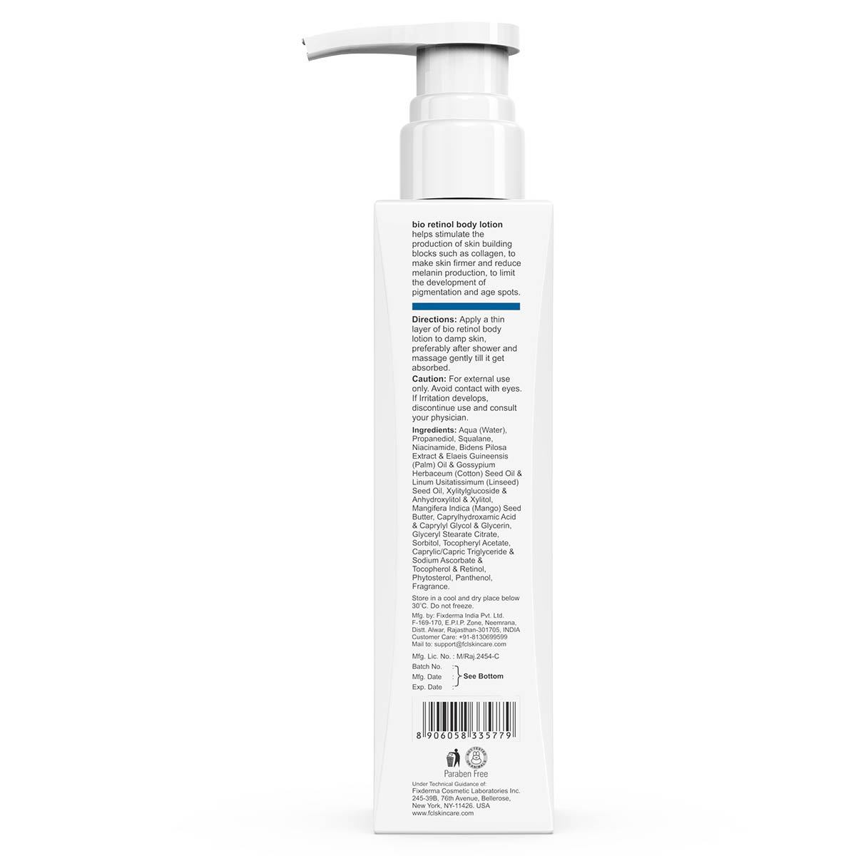 Fixderma Cosmetic Laboratories (FCL) Bio Retinol Body Lotion, 200 ml, Pack of 1 Fixderma Cosmetic Laboratories (FCL) Bio Retinol Body Lotion, 200 ml, Pack of 1