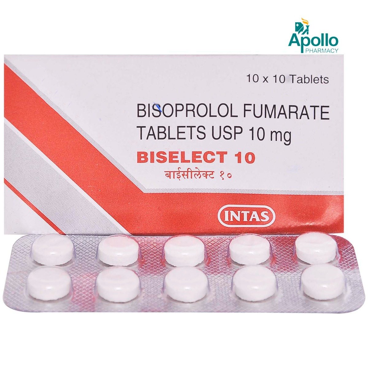 Biselect 10 Tablet 10's, Pack of 10 TABLETS Biselect 10 Tablet 10's, Pack of 10 TABLETS