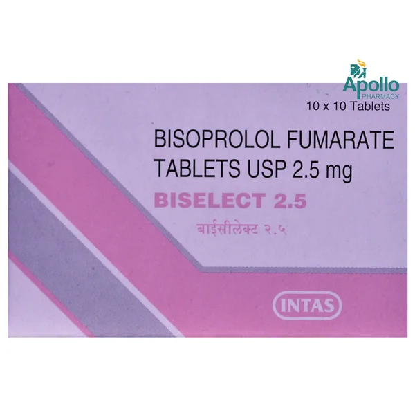 Biselect 2.5 Tablet 10's