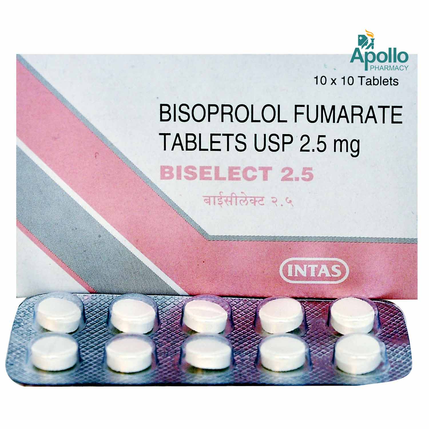 Biselect 2.5 Tablet 10's, Pack of 10 TABLETS Biselect 2.5 Tablet 10's, Pack of 10 TABLETS