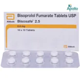 Bisosafe 2.5 Tablet 10's, Pack of 10 TABLETS