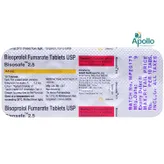 Bisosafe 2.5 Tablet 10's, Pack of 10 TABLETS