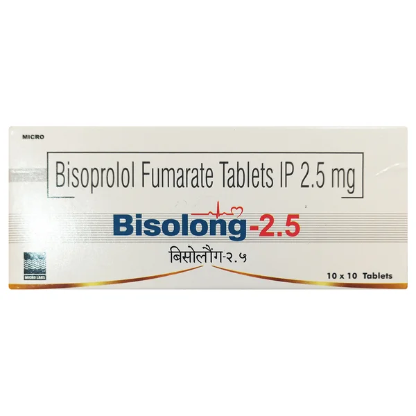 Bisolong-2.5 mg Tablet 10's