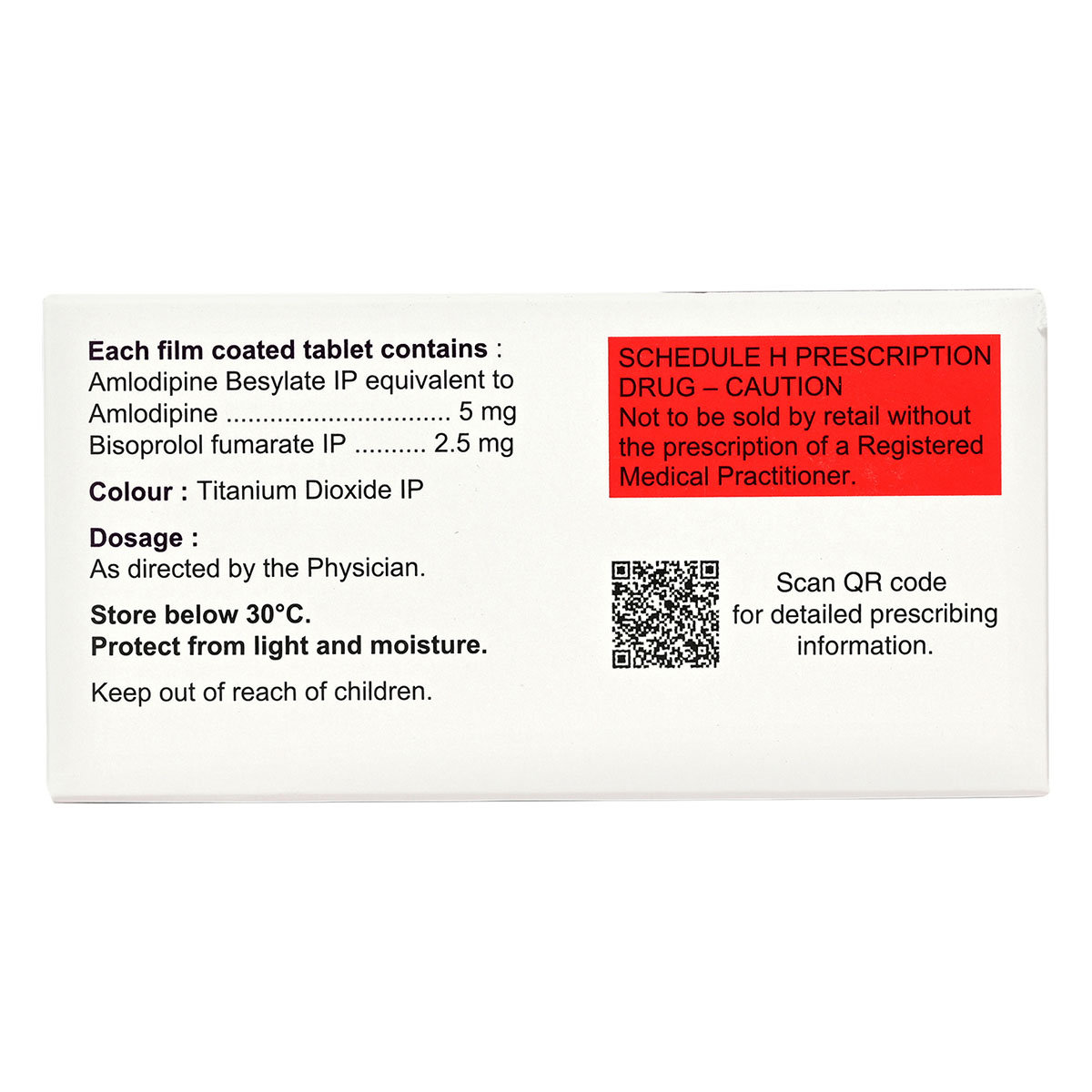 Bisofig AM 2.5 mg Tablet 10's, Pack of 10 Bisofig AM 2.5 mg Tablet 10's, Pack of 10