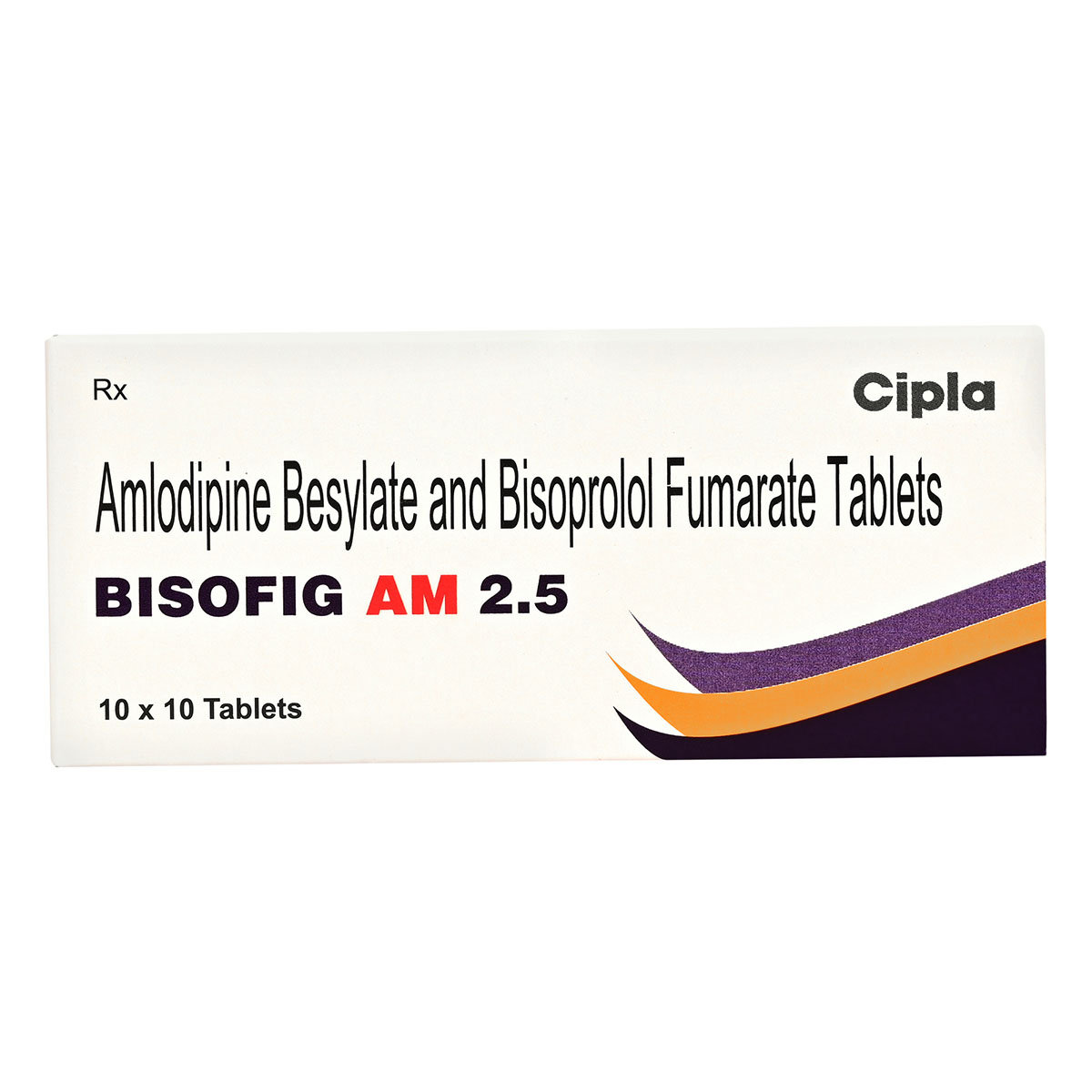 Bisofig AM 2.5 mg Tablet 10's, Pack of 10 Bisofig AM 2.5 mg Tablet 10's, Pack of 10