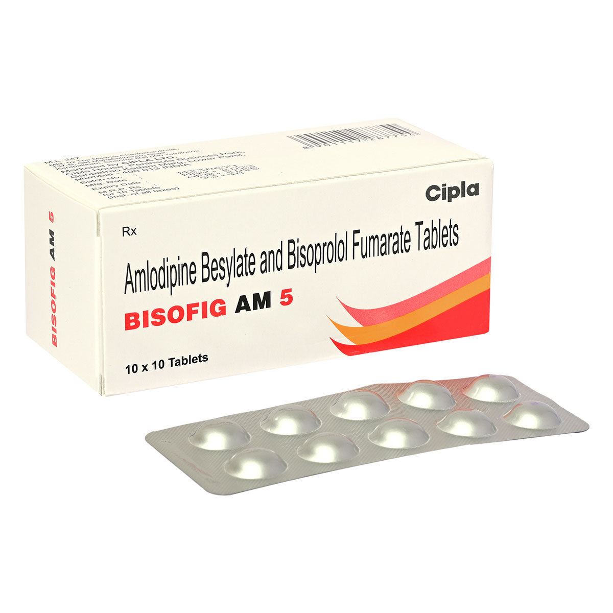 Bisofig Am 5 mg Tablet 10's, Pack of 10 TabletS Bisofig Am 5 mg Tablet 10's, Pack of 10 TabletS