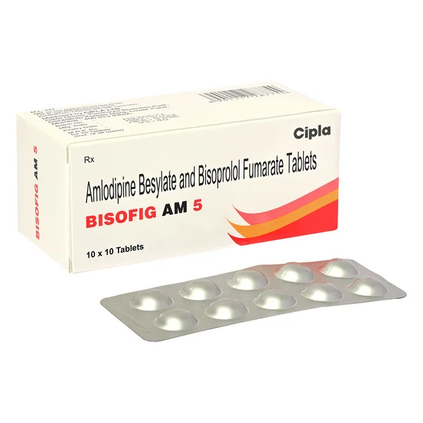 Bisofig Am 5 mg Tablet 10's, Pack of 10 TabletS