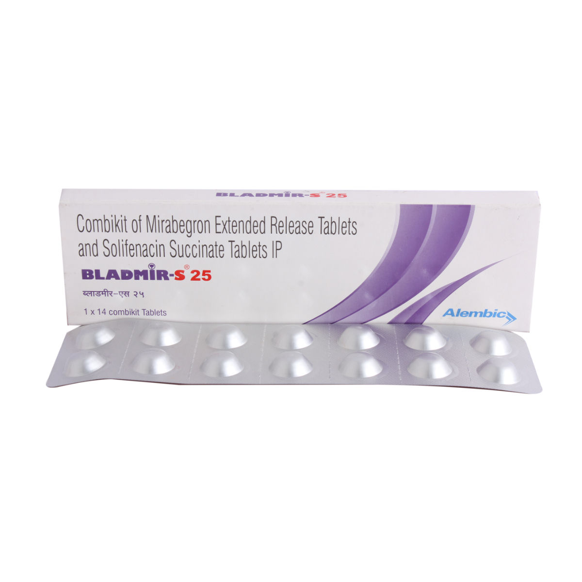 Buy Bladmir-S 25mg Combikit Tablet 1's Online