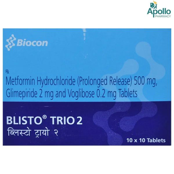 Blisto Trio 2 Tablet 10's, Pack of 10