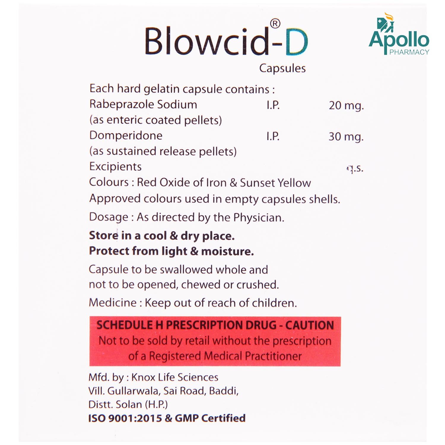Blowcid D Capsule 10's, Pack of 10 CAPSULES Blowcid D Capsule 10's, Pack of 10 CAPSULES