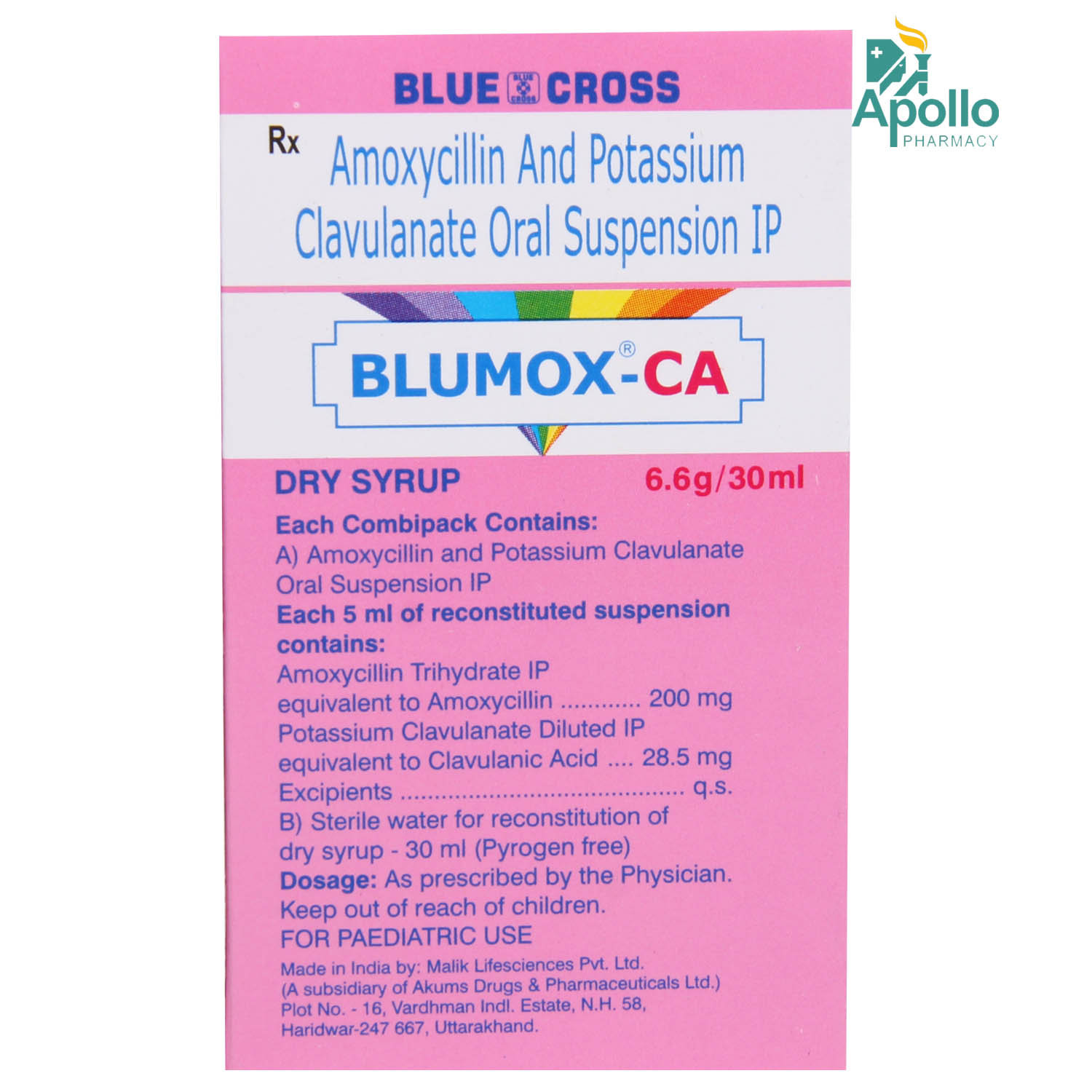 Blumox CA Dry Syrup 30 ml, Pack of 1 Syrup Blumox CA Dry Syrup 30 ml, Pack of 1 Syrup