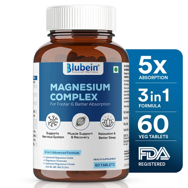 Blubein Magnesium Complex Tablet 60's
