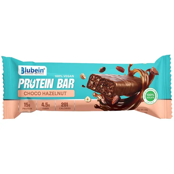 Blubein Choco Hazelnut Protein Bar 63 gm