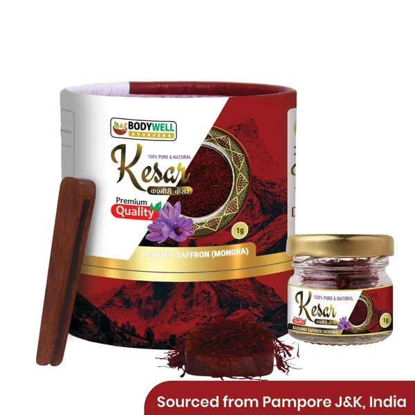 Bodywell Kesar Premium Kashmir Saffron, 1 gm