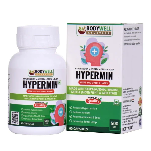Bodywell Hypermin 500mg, 30 Capsules