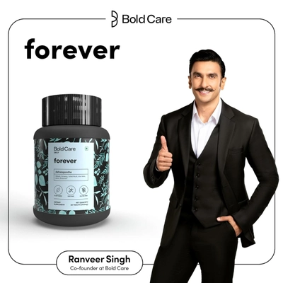 Bold Care Daily Forever 60 Capsules|Ashwagandha &amp; Shilajit|for Boosting Stamina &amp; Performance, Pack of 1