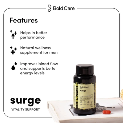 Bold Care Daily Surge Vitality Support, 60 Tablets, Pack of 1