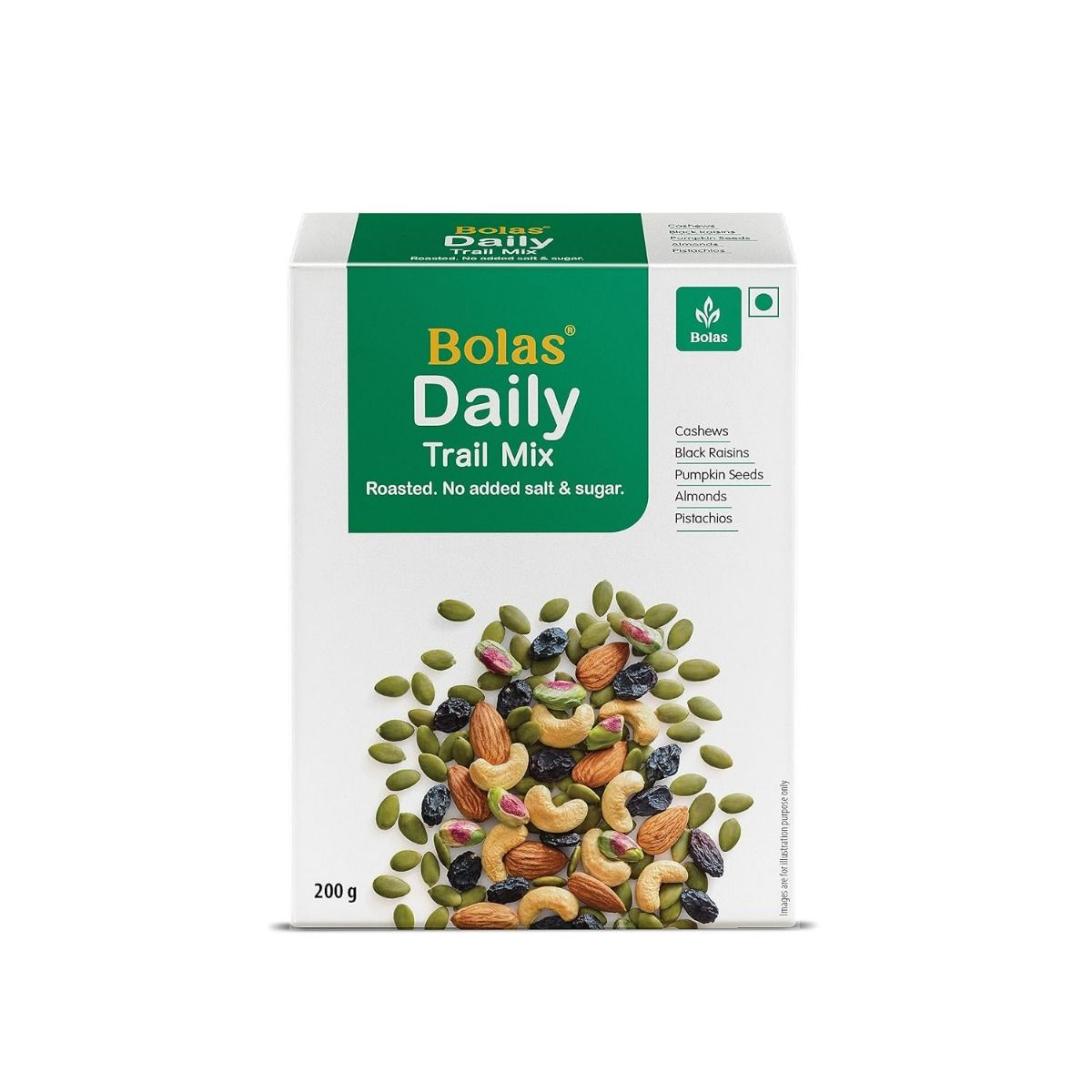 Bolas Daily Trail Mix Roasted, 200 gram Uses, Benefits, Price