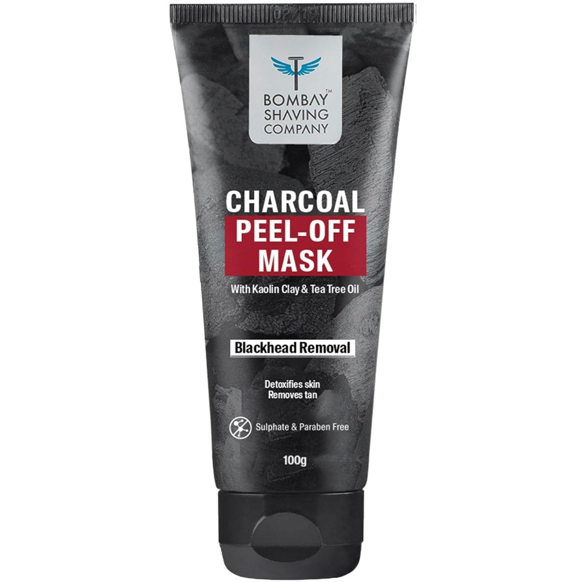 Bombay Shaving Company Charcoal Peel-Off Mask 100 gm | Kaolin Clay & Tea Tree Oil | Detoxifies Skin | Removes Blackheads & Tan | 5X Detoxifying Power | For All Skin Type, Pack of 1 Bombay Shaving Company Charcoal Peel-Off Mask 100 gm | Kaolin Clay & Tea Tree Oil | Detoxifies Skin | Removes Blackheads & Tan | 5X Detoxifying Power | For All Skin Type, Pack of 1