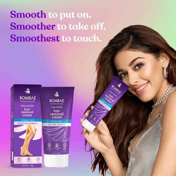 Bombay Shaving Company Shea Butter Hair Removal Cream, 30 gm