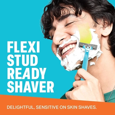 Bombay Shaving Company Flexi Stud Men's Razor, 5 Count, Pack of 1