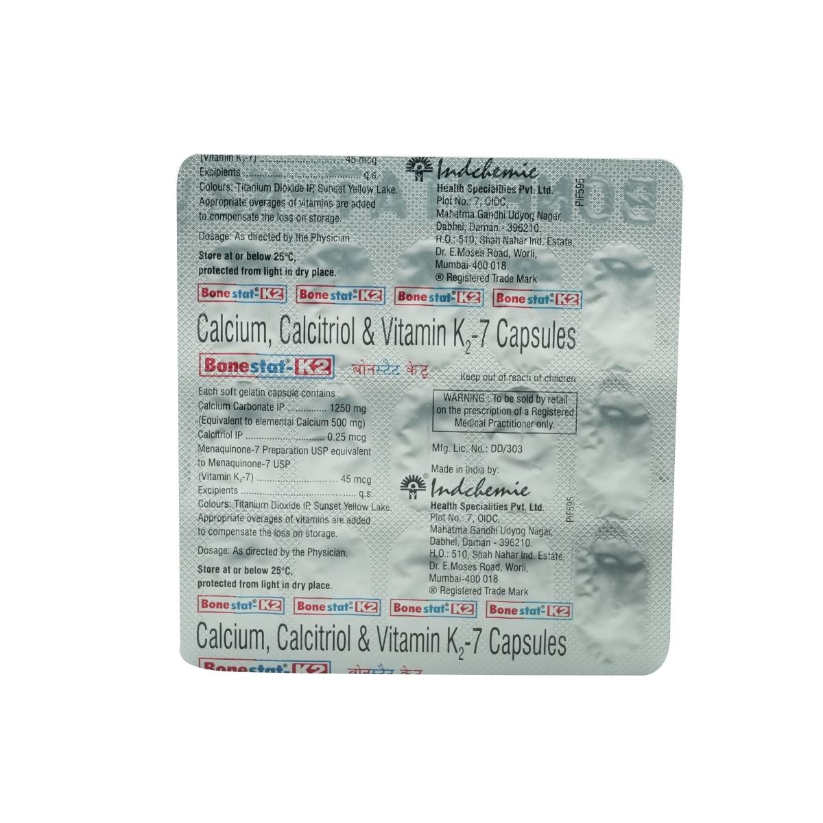 Bonestat-K2 Capsule 15's Price, Uses, Side Effects, Composition ...