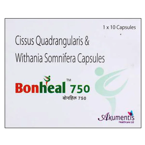 Bonheal 750 mg, 10 Capsules