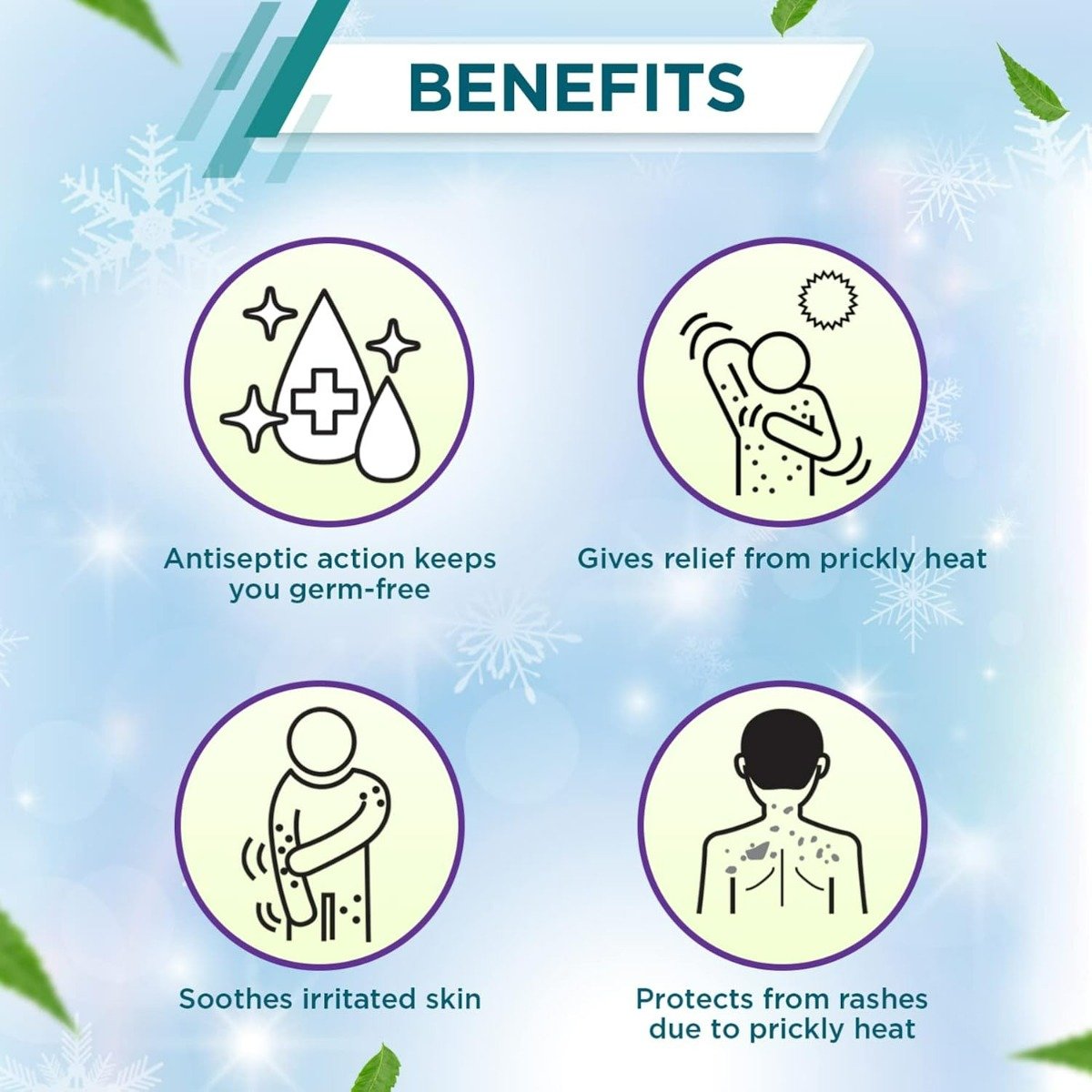 BoroPlus Prickly Heat Ice Sandal Powder, 150 gm + 35 gm Extra, Pack of 1 BoroPlus Prickly Heat Ice Sandal Powder, 150 gm + 35 gm Extra, Pack of 1