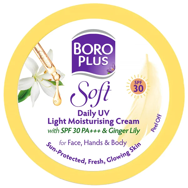 Boroplus Soft SPF 30 PA+ Daily UV Light Moisturising Cream, 200 ml