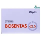 Bosentas 62.5 Tablet 10's, Pack of 10 TABLETS