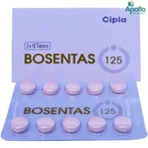 Bosentas 125 Tablet 10's, Pack of 10 TabletS