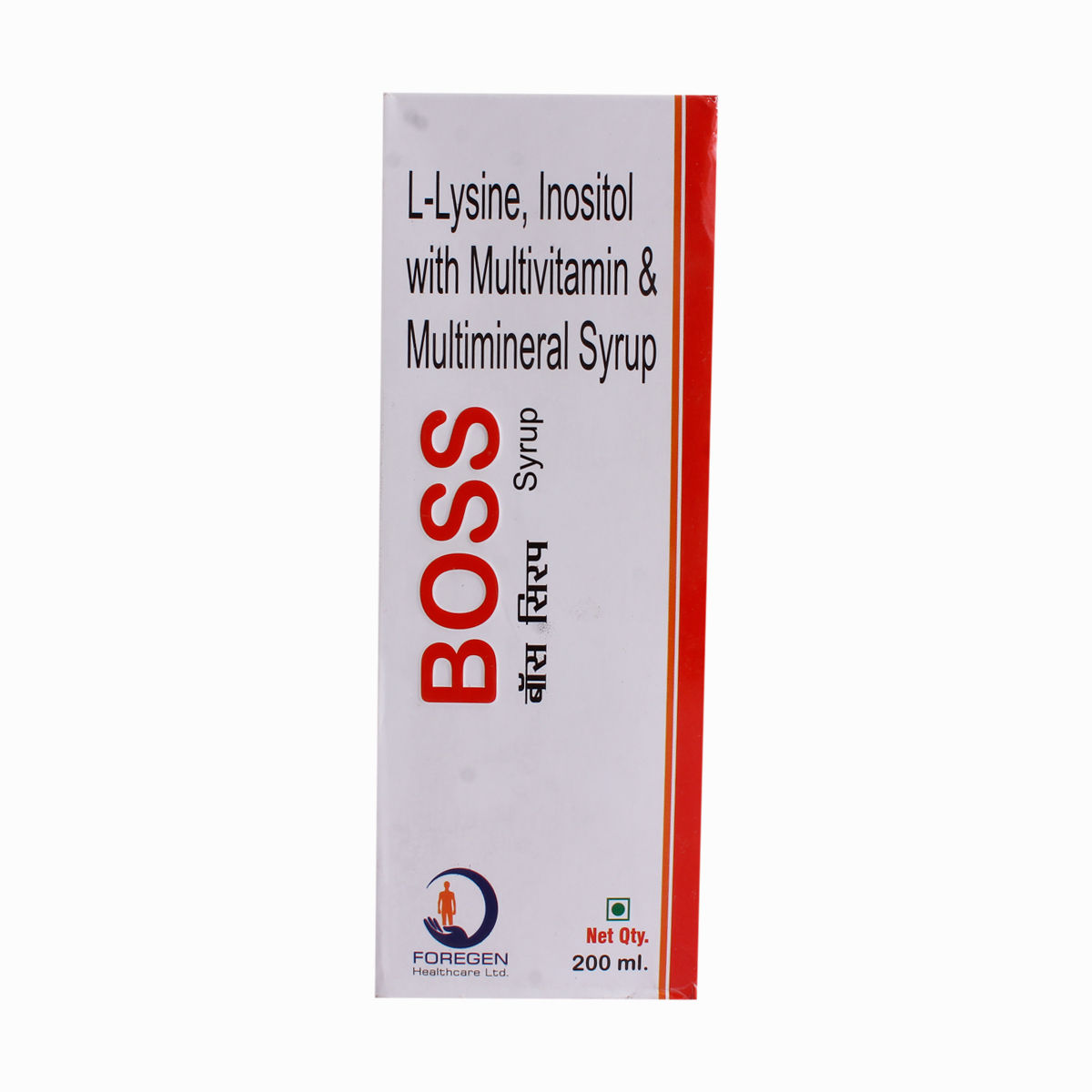 Boss Syrup 200 ml, Pack of 1 