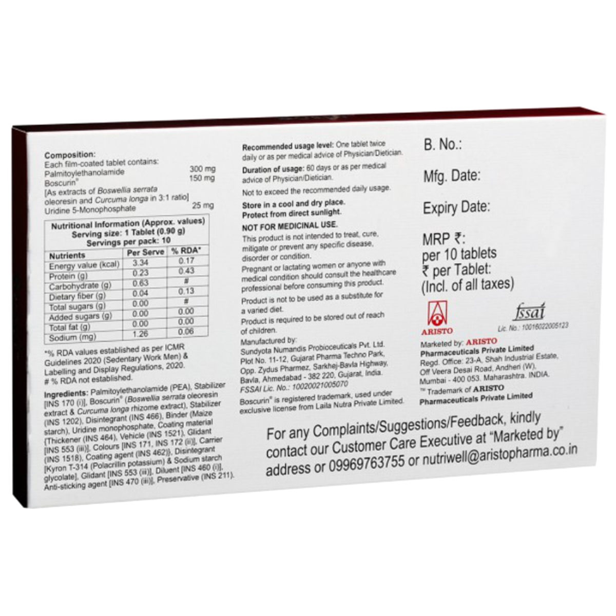 Buy Bospi Tablet 10's online | Uses, Side Effects, Price and ...