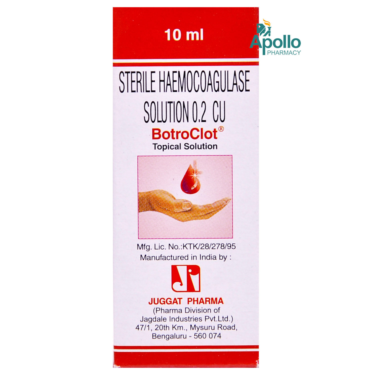 Buy Botroclot Topical Solution 10 ml Online