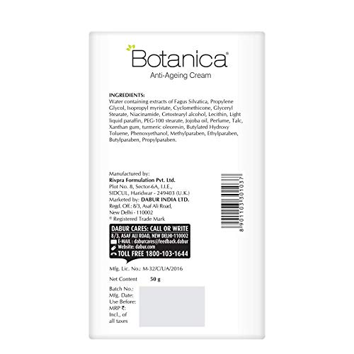 Botanica Anti Ageing Cream, 50 gm, Pack of 1 