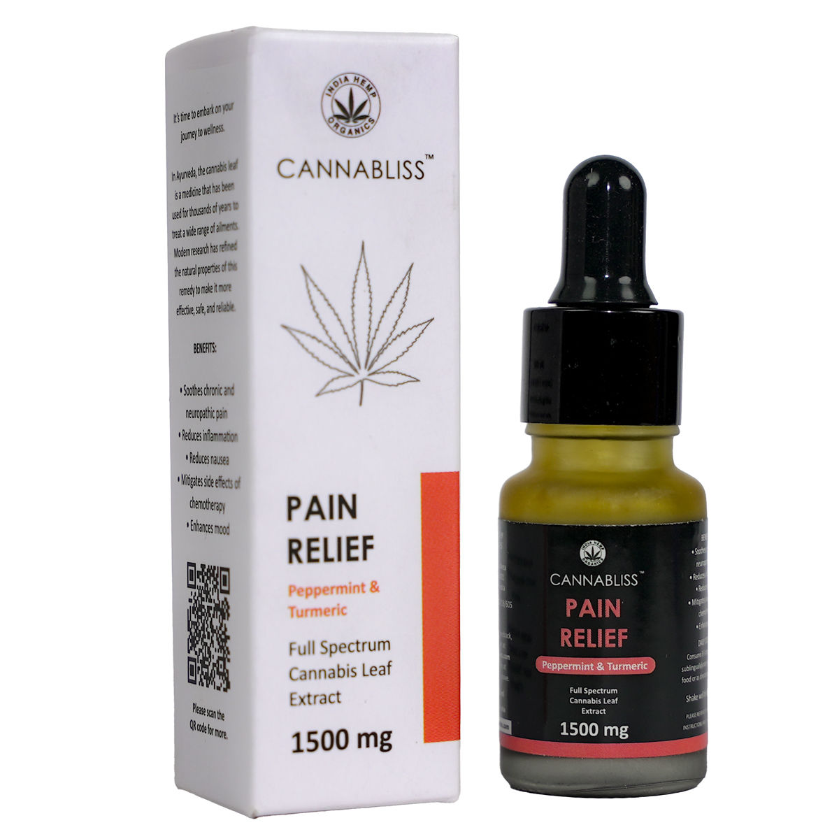 Buy Cannabliss Pain Relief 1500 mg Oil, 10 ml Online