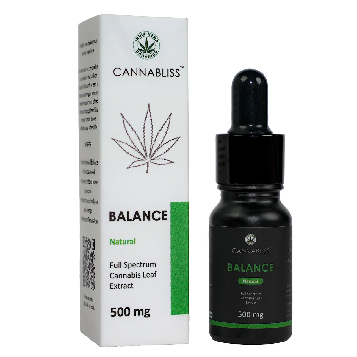 Cannabliss Balance 500 mg Oil, 10 ml, Pack of 1 Cannabliss Balance 500 mg Oil, 10 ml, Pack of 1