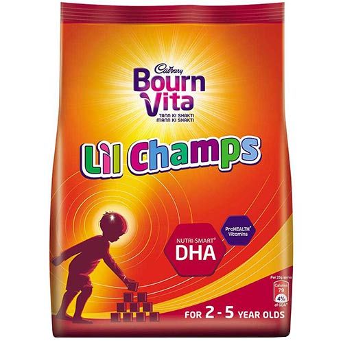 Buy Cadbury Bournvita Lil Champs Health & Nutrition Drink Powder, Refill Pack 500 gm Online