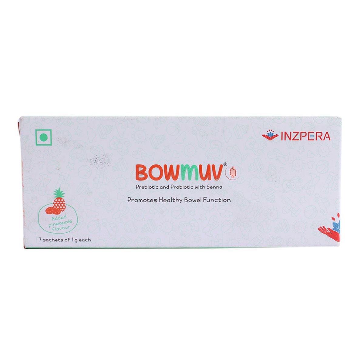 Buy Bowmuv Pineapple Flavour Sachet 7 x 1 gm Online