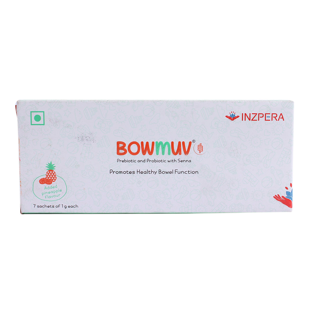 Bowmuv Pineapple Flavour Sachet 7 x 1 gm Bowmuv Pineapple Flavour Sachet 7 x 1 gm