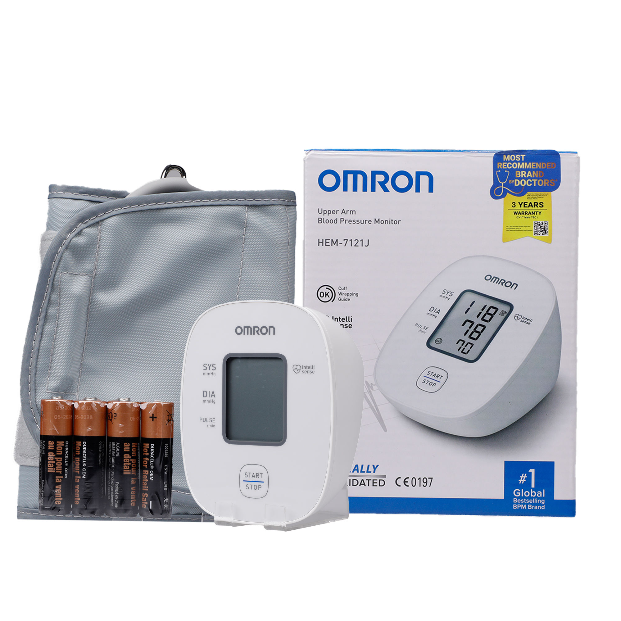 Omron Blood Pressure Monitor HEM-7121 J, 1 Count Price, Uses, Side ...