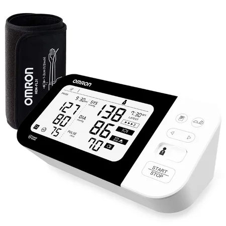 Omron Hem 7361T Bluetooth Digital Blood Pressure Monitor with Afib Indicator, 1 Count