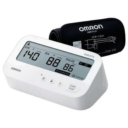 Omron Auto Afib Indicator Bp Monitor Hem-7194T1-Flin, 1 Count