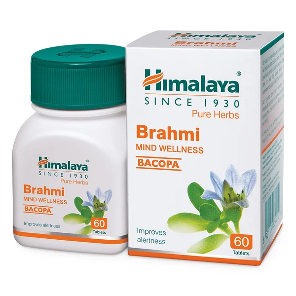 Himalaya Brahmi for Mind Wellness, 60 Tablets, Pack of 1
