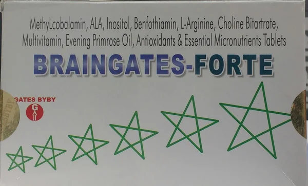 BRAINGATES FORTE TABLET 10'S, Pack of 10 TabletS