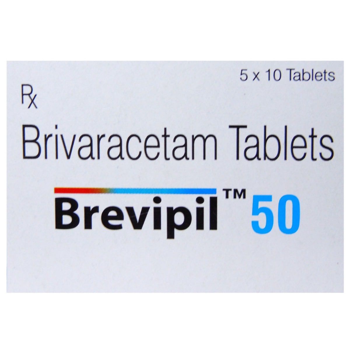 Brevipil 50 Tablet 10's, Pack of 10 TABLETS