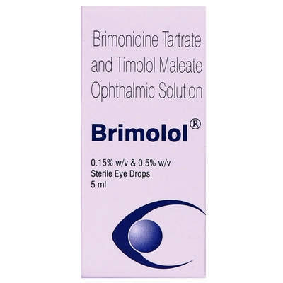 Brimolol Eye Drops 5 ml, Pack of 1 Eye Drops