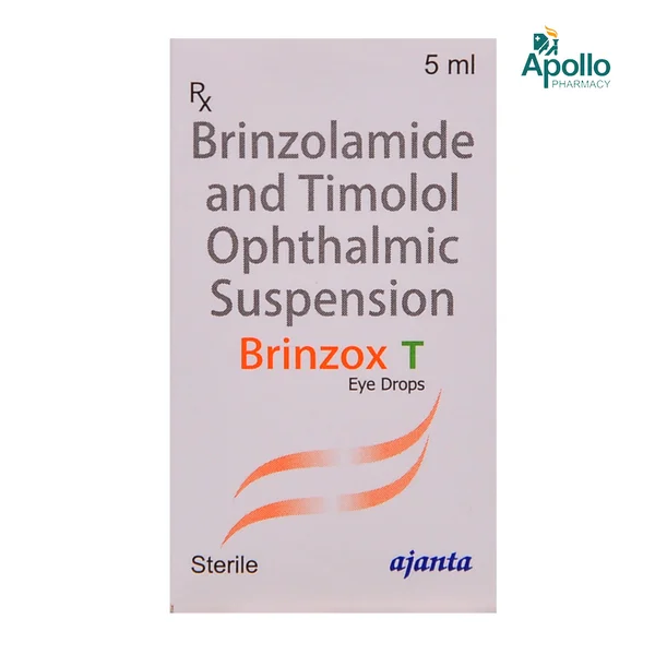 Brinzox T Eye Drops 5 ml, Pack of 1 EYE DROPS