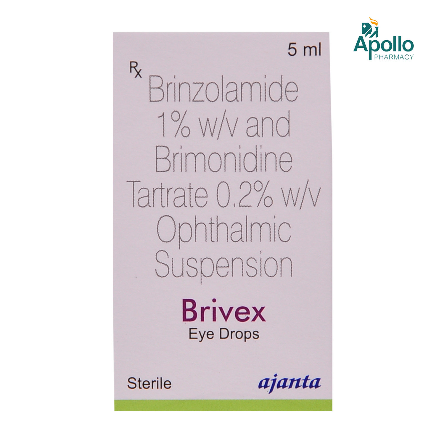 Brivex Eye Drops 5 ml, Pack of 1 EYE DROPS Brivex Eye Drops 5 ml, Pack of 1 EYE DROPS
